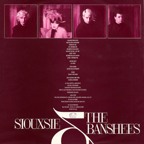 Albumcover von Rapture, Siouxsie and the Banshees.